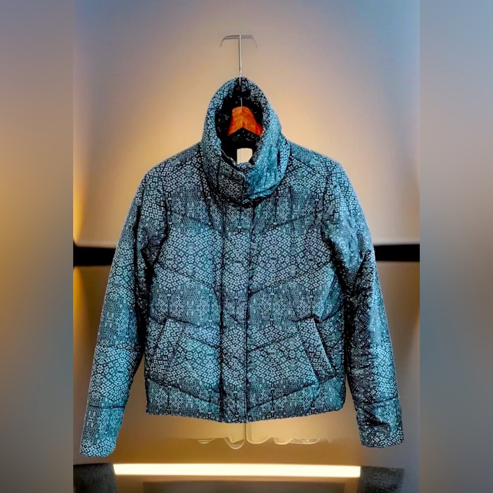 PATAGONIA 90% Recycled Eco-Aware, ‘Geoharmony’ Jacket Green Small